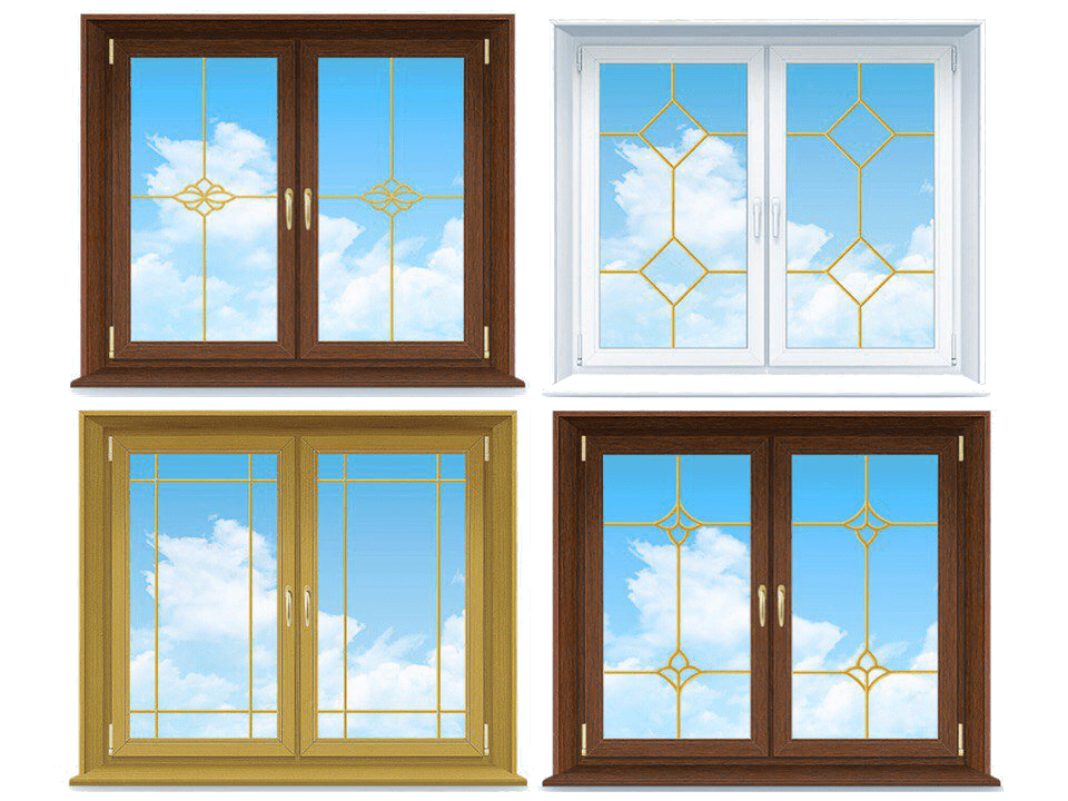 Двухстворчатые окна