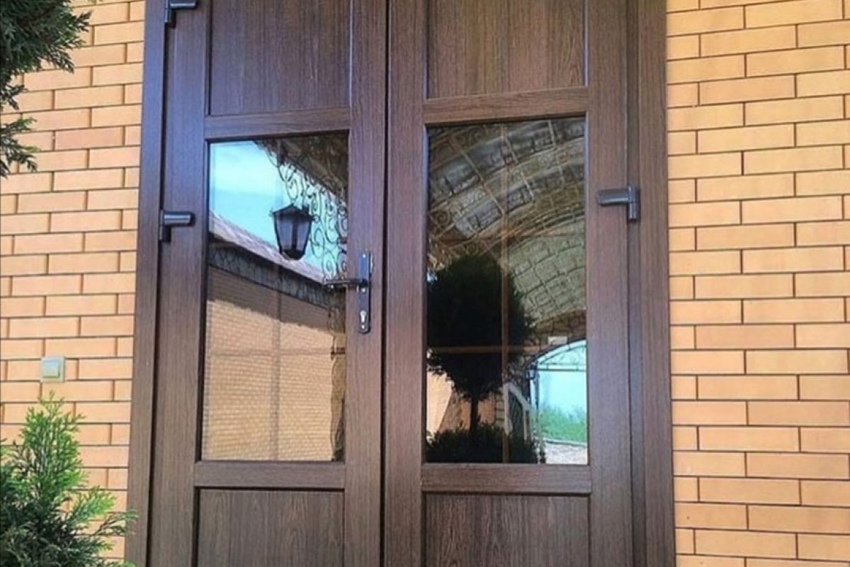  входные двери -  уличную дверь ПВХ по цене от 18950 руб